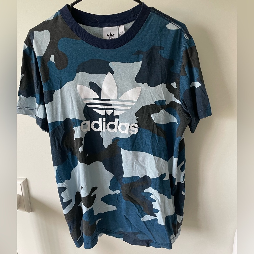 Adidas Originals Blue Camo Tee